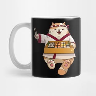 Sushi Chef Cat Mug